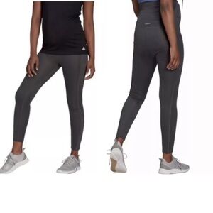 Adidas Designed To Move Aeroready 7/8 Leggings Gray  XS NWT